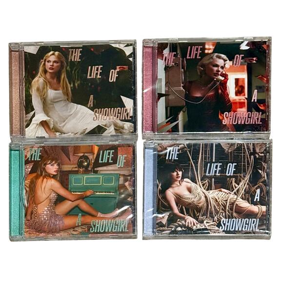 Taylor Swift The Life of a Showgirl CDs - Limited Release - Set of 4 - Picture 6 of 8
